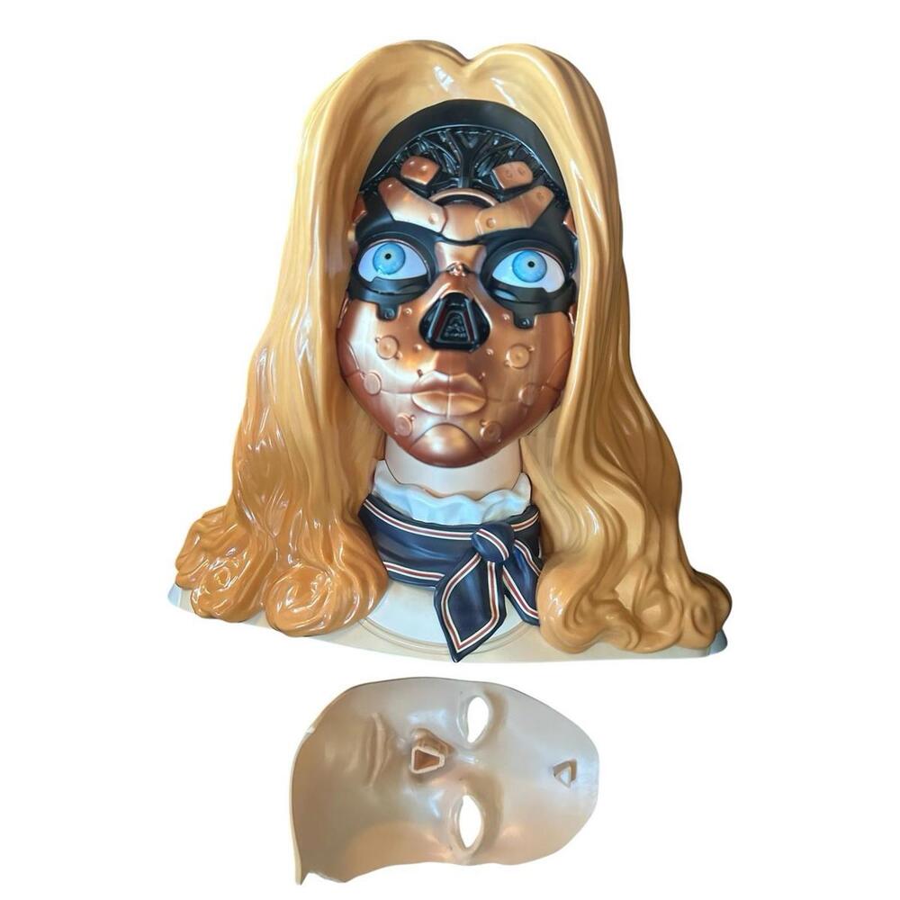 M3GAN 2.0 Head Bust with Detachable Face Megan Popcorn Bucket AMC Exclusive